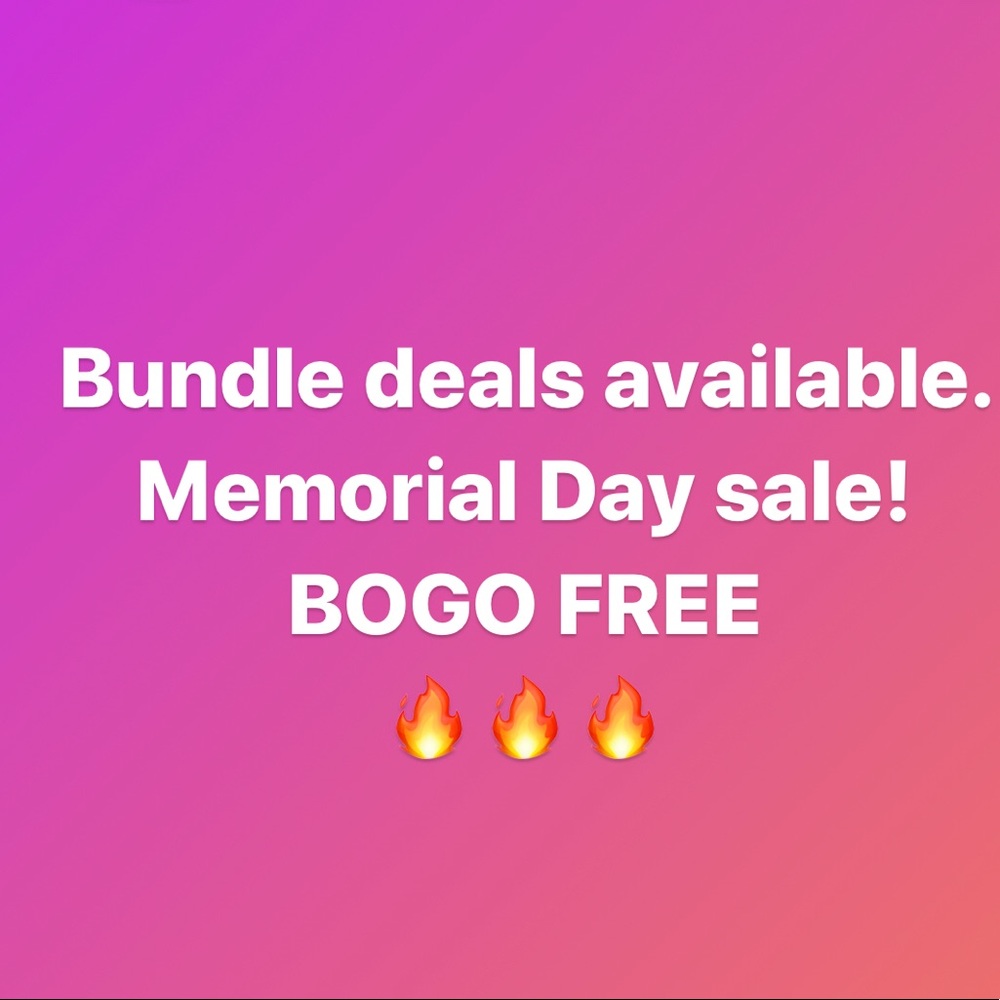Buy one get one free deal!